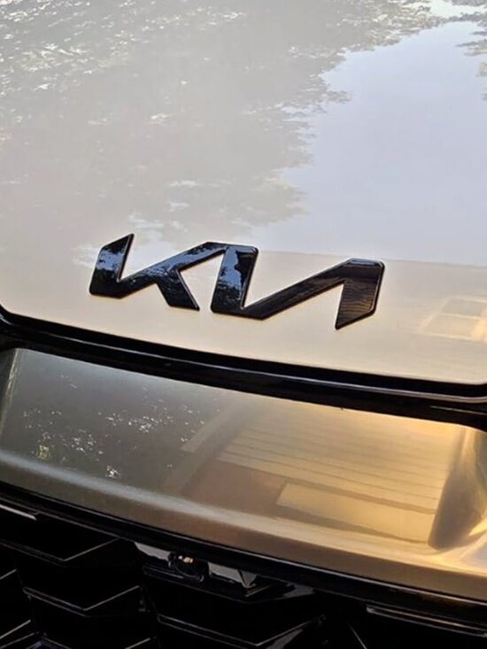 Advanced Trims Other - 2023 2024 25 26 Kia Sportage FRONT + REAR Letters Plastic Overlay in Gloss Black
